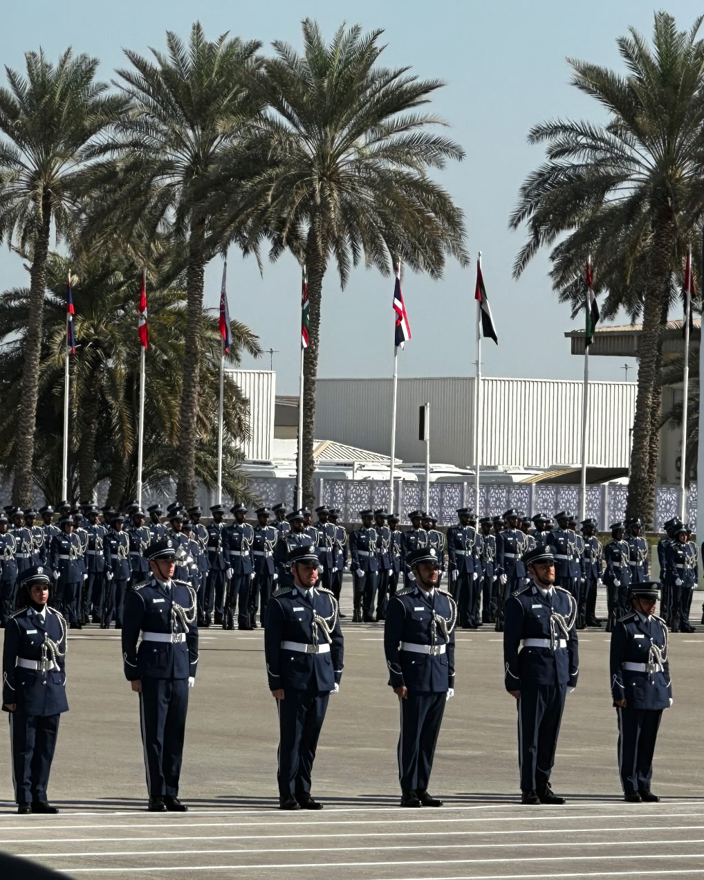 Graduation ceremony of the Police Academy Exchange Program in Abu Dhabi